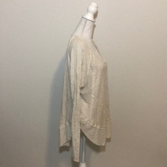 NEW! FREE PEOPLE thermal top - oatmeal heather - Picture 5 of 12